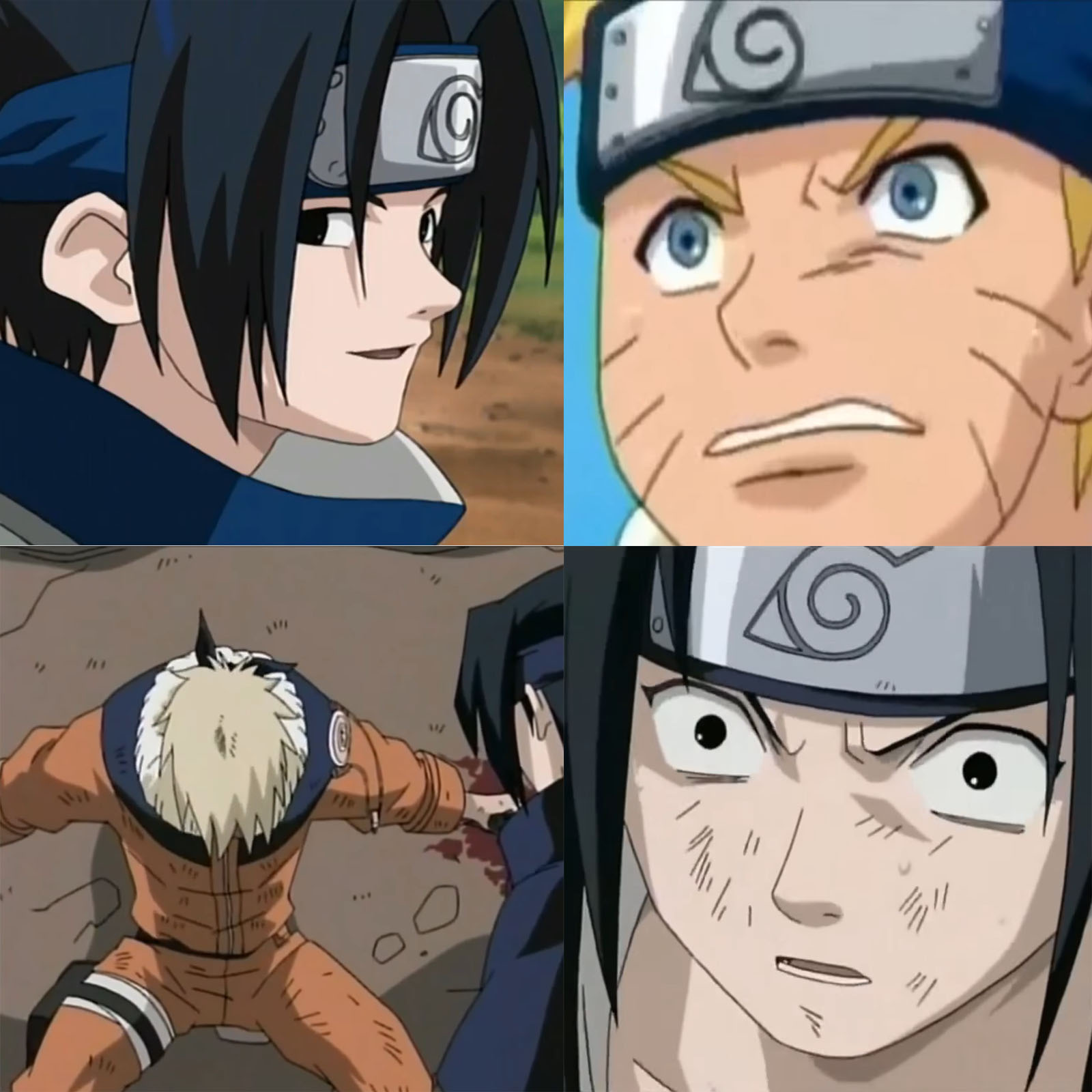 Naruto Sasuke Blank Meme Template