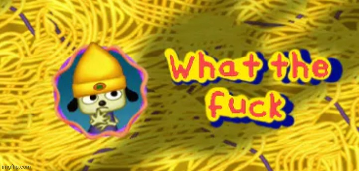 Parappa the rapper | image tagged in what the frick | made w/ Imgflip meme maker