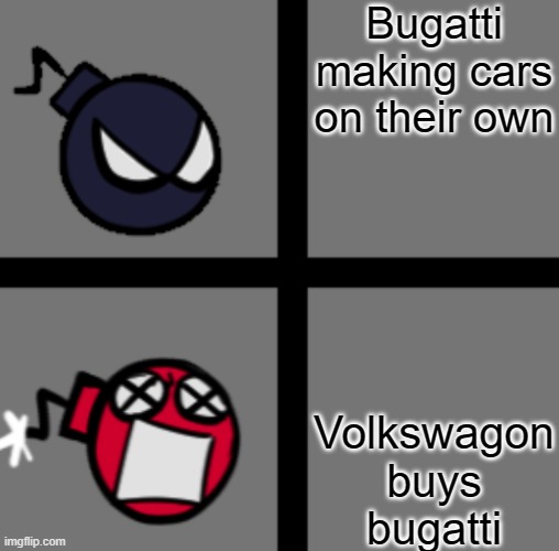 Mad Whitty | Bugatti making cars on their own; Volkswagon buys bugatti | image tagged in mad whitty | made w/ Imgflip meme maker