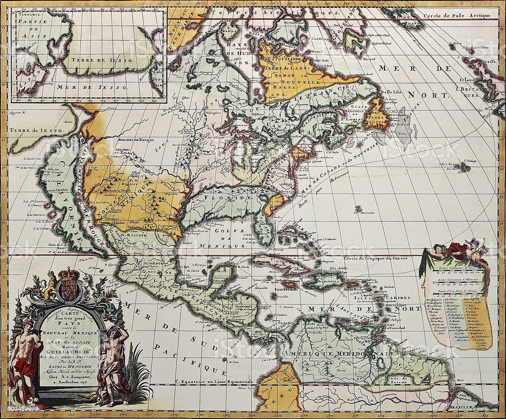 Just an old map of North America | made w/ Imgflip meme maker
