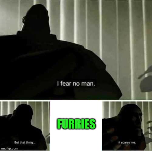 But I will destroy them lol | FURRIES | image tagged in i fear no man | made w/ Imgflip meme maker