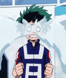 Deku Cried so much he cried a river Blank Meme Template