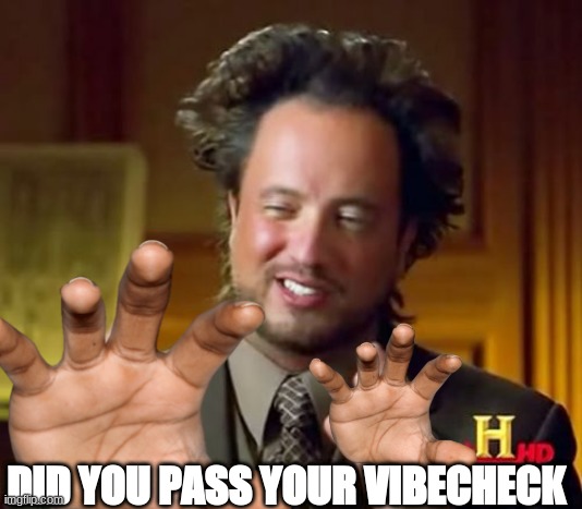 Vibe | DID YOU PASS YOUR VIBECHECK | image tagged in vibe check | made w/ Imgflip meme maker