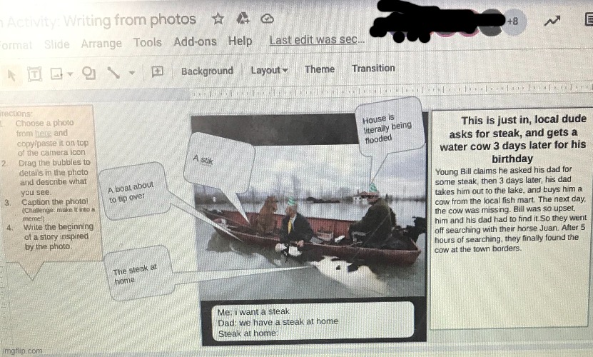 Don’t mind what me and my friend do in ELA class | made w/ Imgflip meme maker