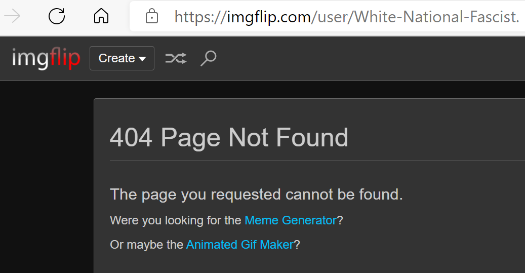 High Quality White-National-Fascist. 404'd Blank Meme Template