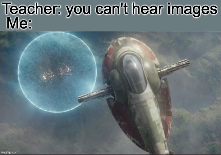 Seismic Charge Solution | Me:; Teacher: you can't hear images | image tagged in seismic charge solution | made w/ Imgflip meme maker