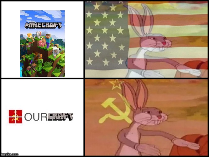 soviet | image tagged in bugs bunny communist usa flags | made w/ Imgflip meme maker