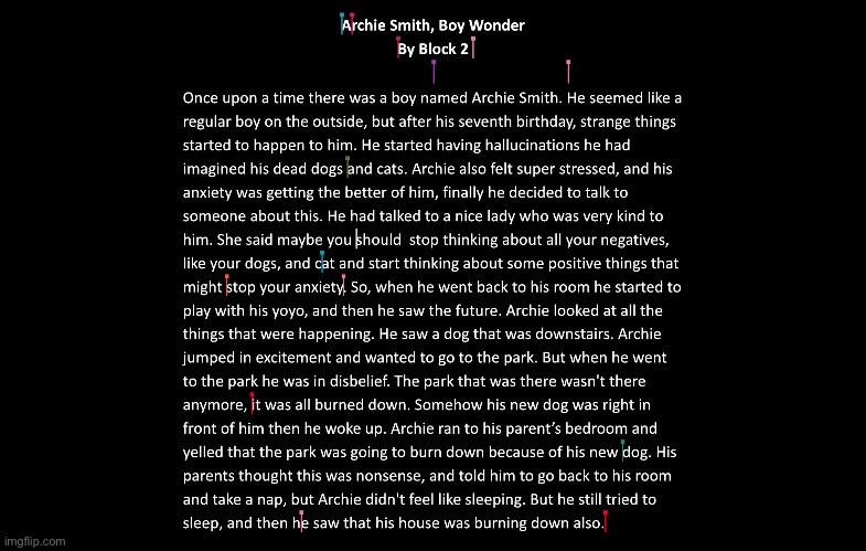 The class was supposed to make a story together | made w/ Imgflip meme maker