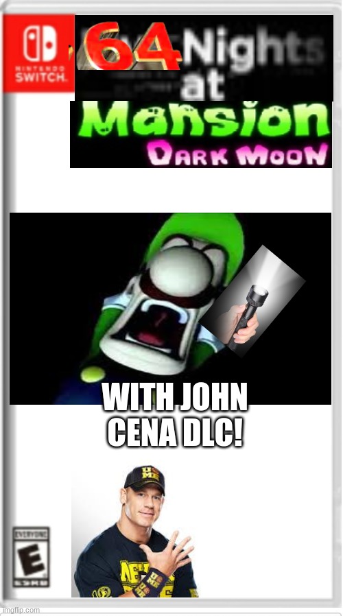 Buy It Now! | WITH JOHN CENA DLC! | image tagged in never gonna give you up,never gonna let you down,never gonna run around,and desert you | made w/ Imgflip meme maker