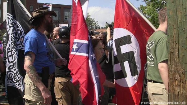 Confederate flag Neo-Nazis Blank Meme Template