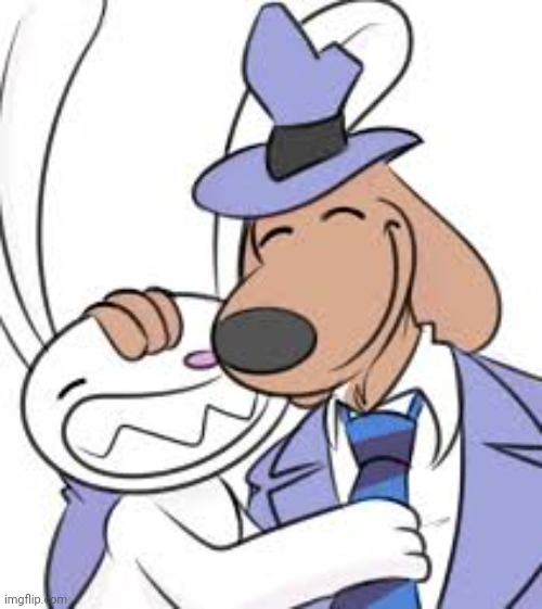 Sam and Max being hella gay is constant euphoria for me (not my art) | made w/ Imgflip meme maker