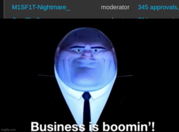 lets ggooooo | image tagged in kingpin business is boomin' | made w/ Imgflip meme maker