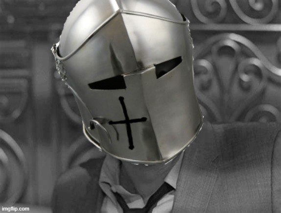 Shocked Crusader | image tagged in shocked crusader | made w/ Imgflip meme maker