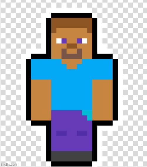 I made Steve! | image tagged in minecraft steve,pixel,art | made w/ Imgflip meme maker