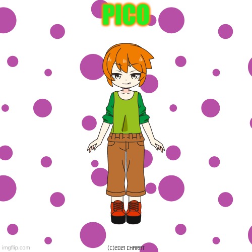 Pico! (actually turned out good!) | PICO | image tagged in friday night funkin | made w/ Imgflip meme maker