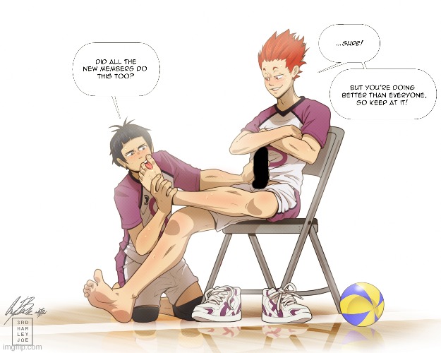 Tendou's toes (ugh..) | made w/ Imgflip meme maker