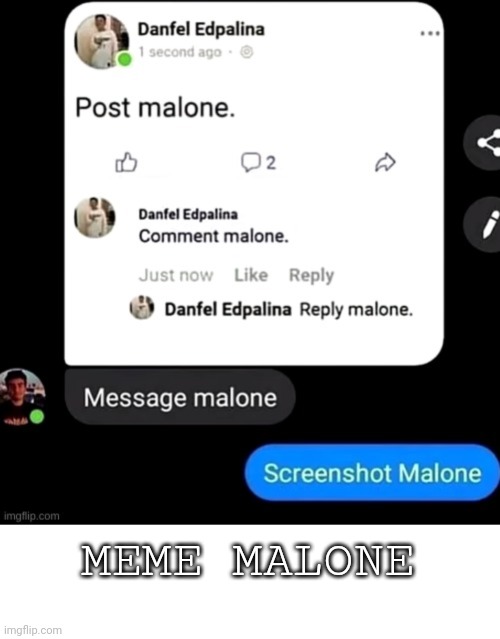Meme malone | MEME MALONE | image tagged in memes,blank transparent square | made w/ Imgflip meme maker