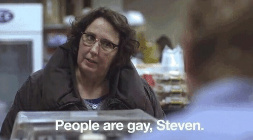 People are gay, Steven Blank Meme Template