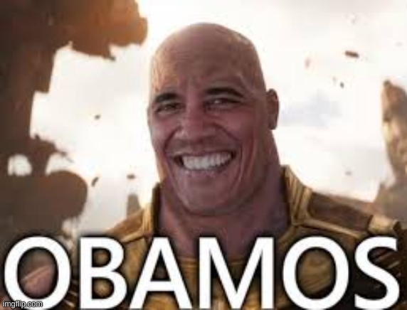 obama but thanos | made w/ Imgflip meme maker