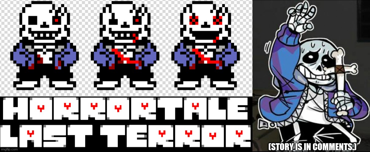 Au Pixel art(horrortale sans)