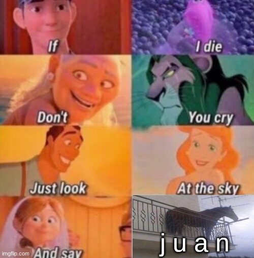 j   u   a   n  (this might be a repost sorry) | j u a n | image tagged in if i die,juan | made w/ Imgflip meme maker