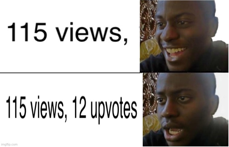 Sadness... | image tagged in memes,sad,upvotes | made w/ Imgflip meme maker
