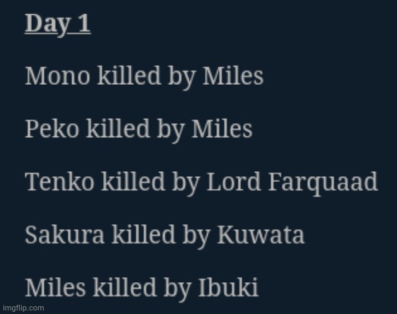 Day 1 | made w/ Imgflip meme maker