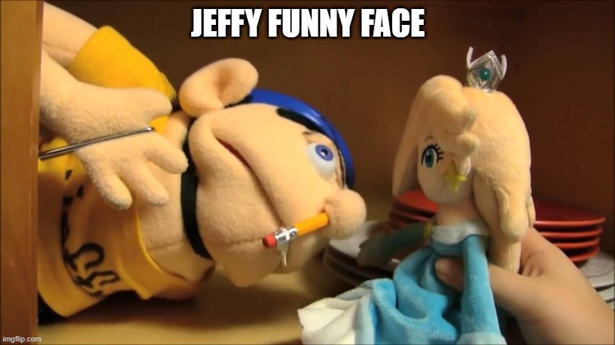 Jeffy | JEFFY FUNNY FACE | image tagged in jeffy,funny,funny memes,jeffy funny face,memes,dank memes | made w/ Imgflip meme maker