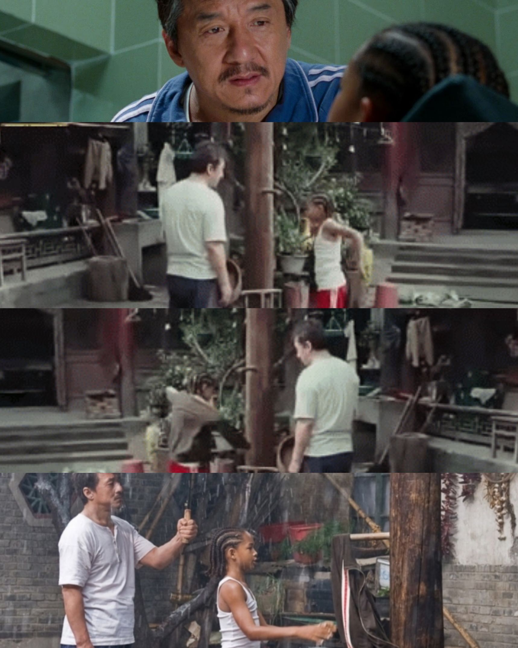 Karate kid coat Blank Meme Template