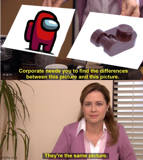 Lego piece I forgot | image tagged in memes,they're the same picture | made w/ Imgflip meme maker