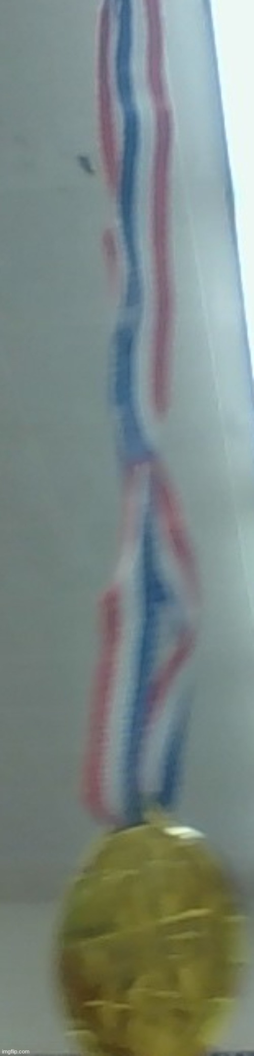 The medal i got for winning the in-class olympics! first place uwu | made w/ Imgflip meme maker