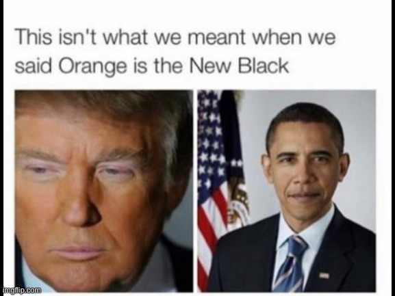 anybody remember that show? | image tagged in barack obama,donald trump | made w/ Imgflip meme maker