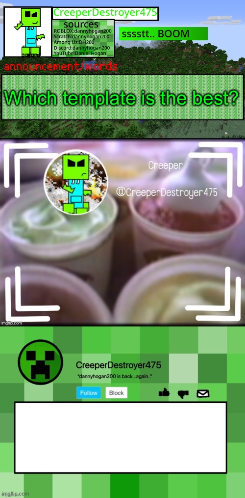 Image Tagged In Cd475 New Announcement Template Creeperdestroyer475 Dq Announcement Creeperdestroyer475 Announcement Template Imgflip - roblox dq logo