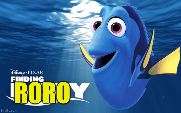 Finding Dory | RORO | image tagged in finding dory | made w/ Imgflip meme maker