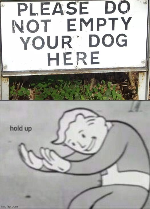 image tagged in fallout hold up | made w/ Imgflip meme maker