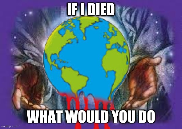 Temp | IF I DIED; WHAT WOULD YOU DO | image tagged in temp | made w/ Imgflip meme maker