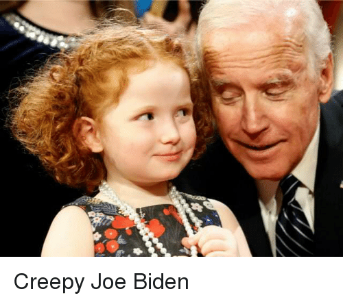 Joe Biden creepy 1 Blank Meme Template