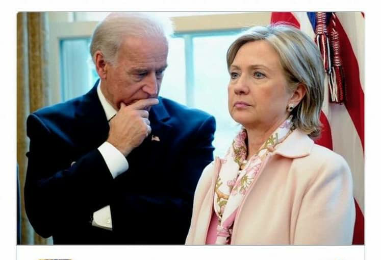 Joe Biden and Hillary Clinton awkward Blank Meme Template