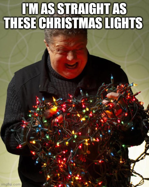 Tangled Christmas Lights - Imgflip