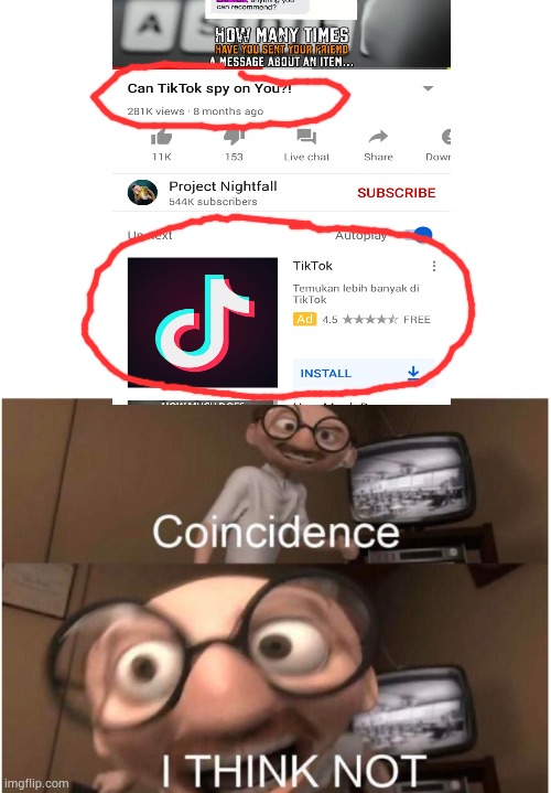 I was like.. how a coincidence | image tagged in coincidence i think not,funny memes,memes,tiktok,tik tok,coincidence | made w/ Imgflip meme maker