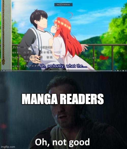 MANGA READERS | image tagged in oh not good,anime | made w/ Imgflip meme maker