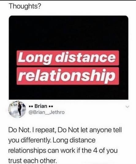 Long distance relationship Blank Meme Template