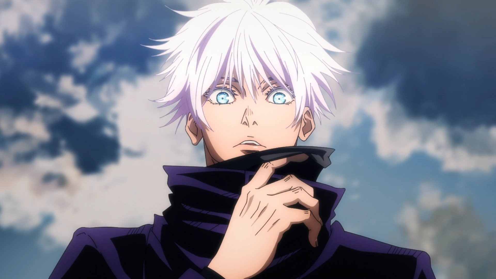 High Quality Jujutsu Kaisen Satoru Gojo Blank Meme Template