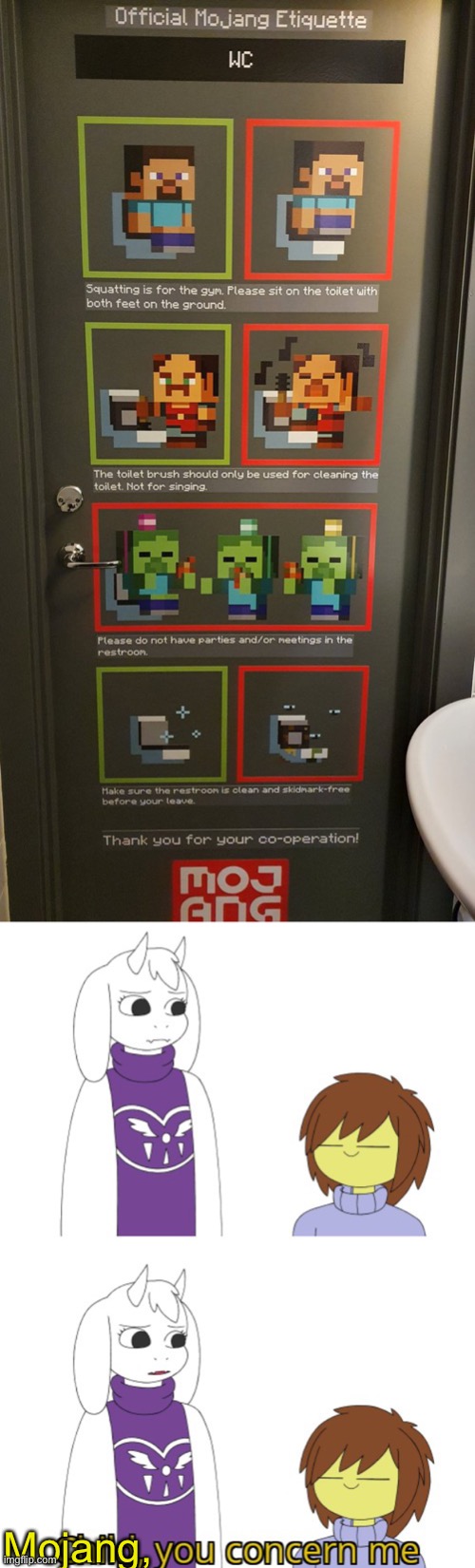 This worries me... | Mojang, | image tagged in why | made w/ Imgflip meme maker