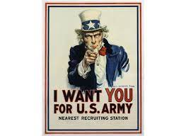 I Want You Join U.S Army Blank Meme Template