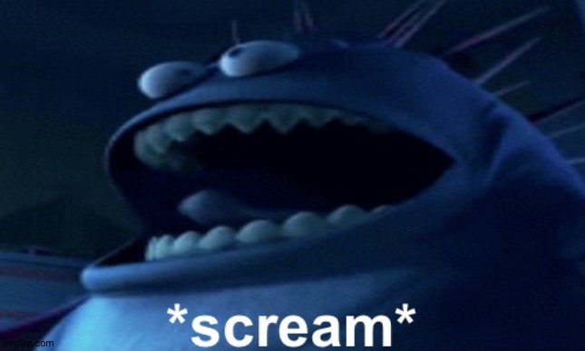Link in the comments | image tagged in screaming monster | made w/ Imgflip meme maker