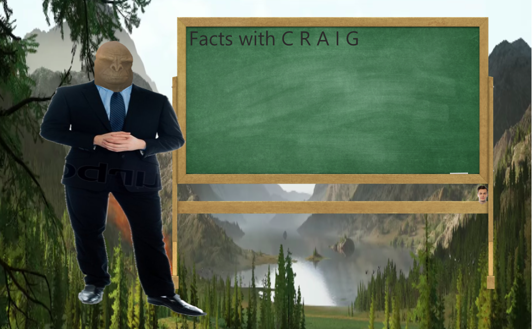 High Quality Facts with craig Blank Meme Template