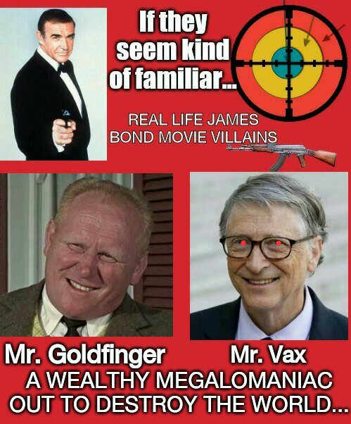 Bill Gates is Goldfinger Blank Meme Template