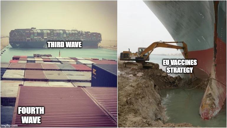 EverCovid | THIRD WAVE; EU VACCINES STRATEGY; FOURTH WAVE | image tagged in covid-19 | made w/ Imgflip meme maker
