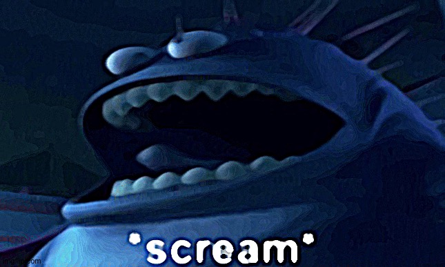 Screaming monster | image tagged in screaming monster | made w/ Imgflip meme maker